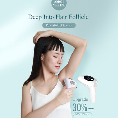 SilkPulse IPL device lifestyle shot bathroom countertop